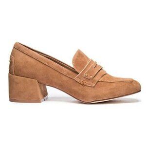 Chinese Laundry Women's Tan Marilyn Block Heel Clogs